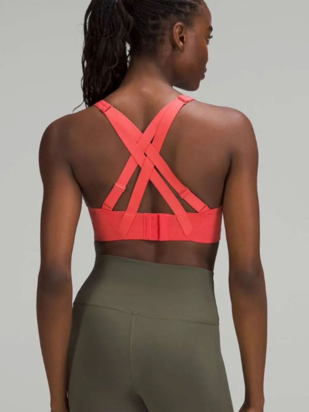 Lululemon Energy Bra High Support in Pale Raspberry